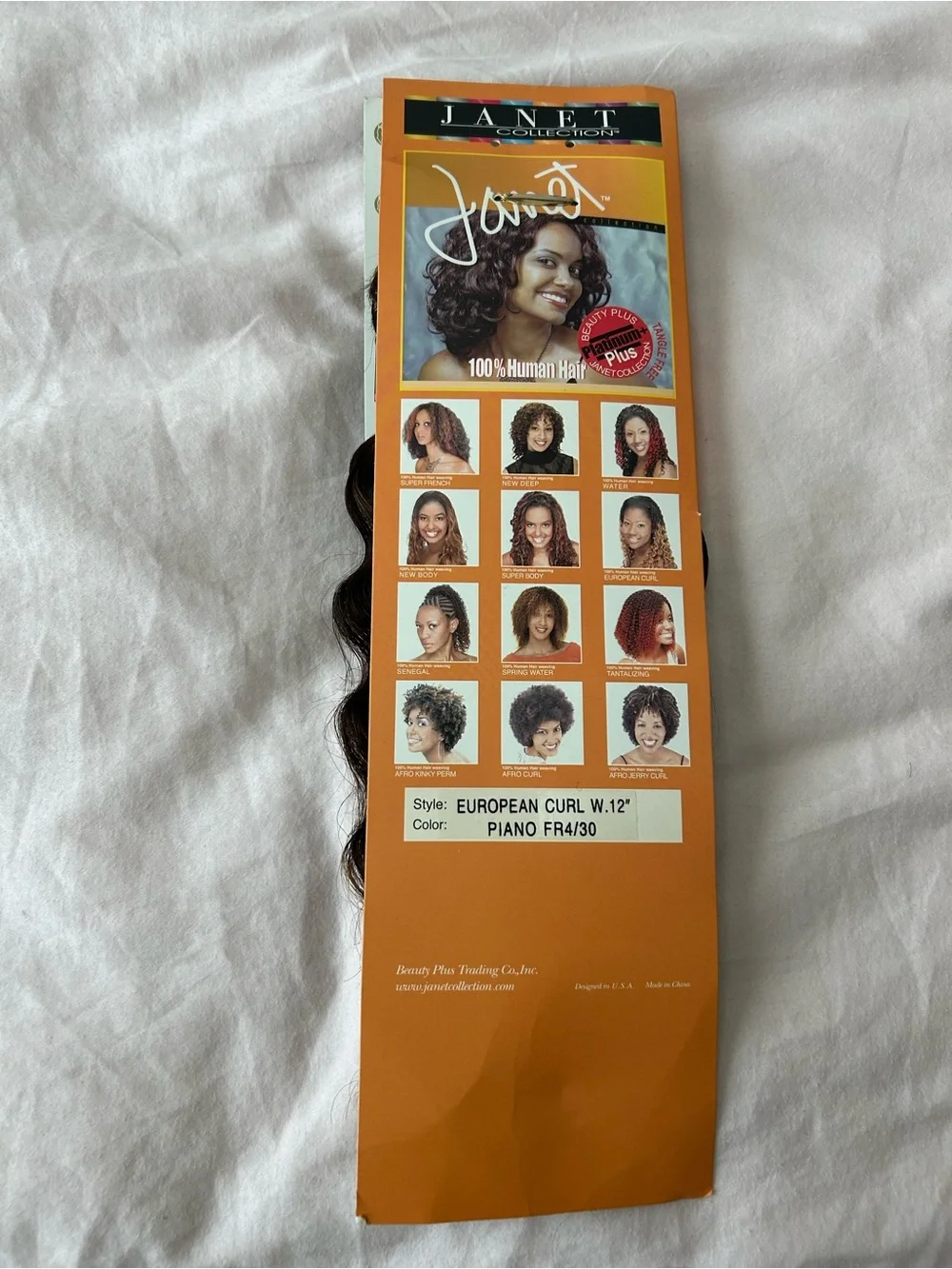 Curly European Wave Human Hair Extensions 12” - Color FR4/30